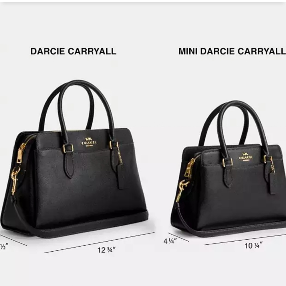 New! Mini Darcie Carryall in Signature Canvas - Picture 3 of 7